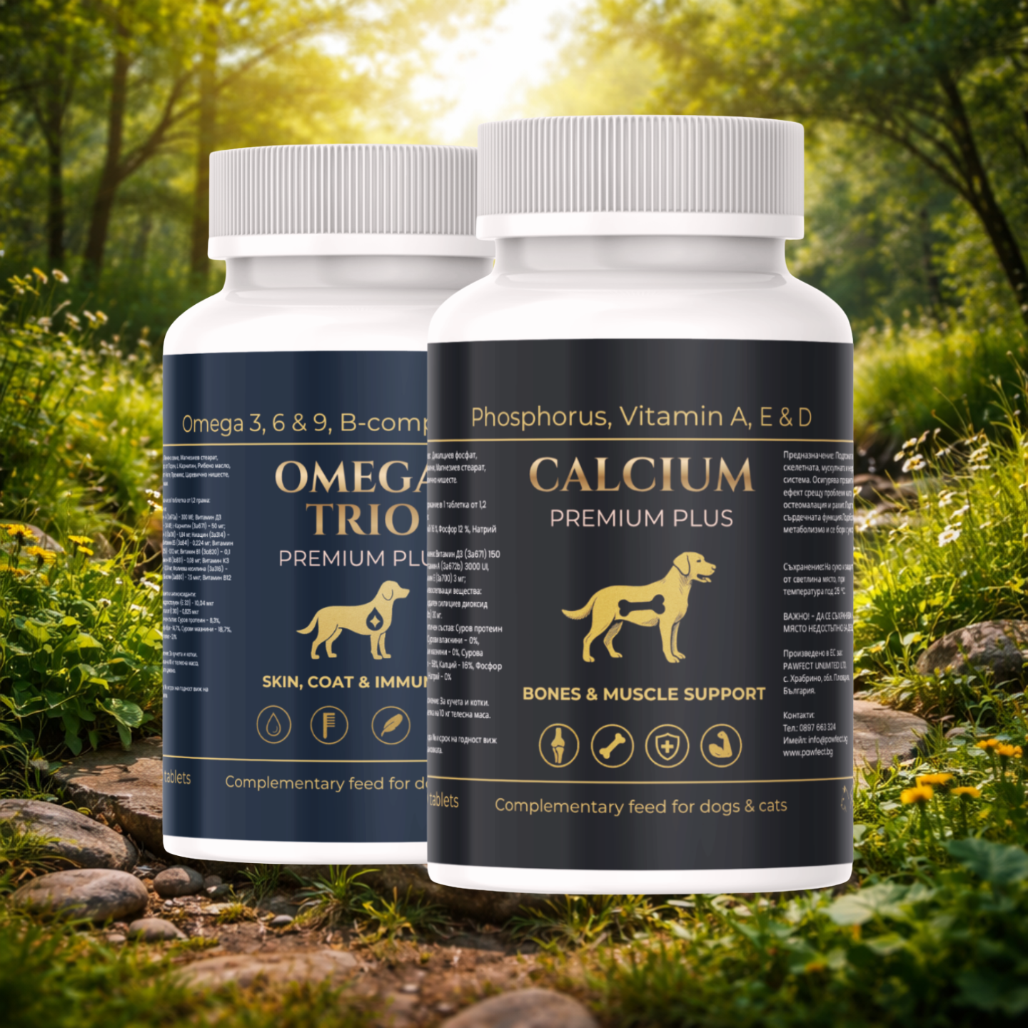 Calcium + Omega Trio